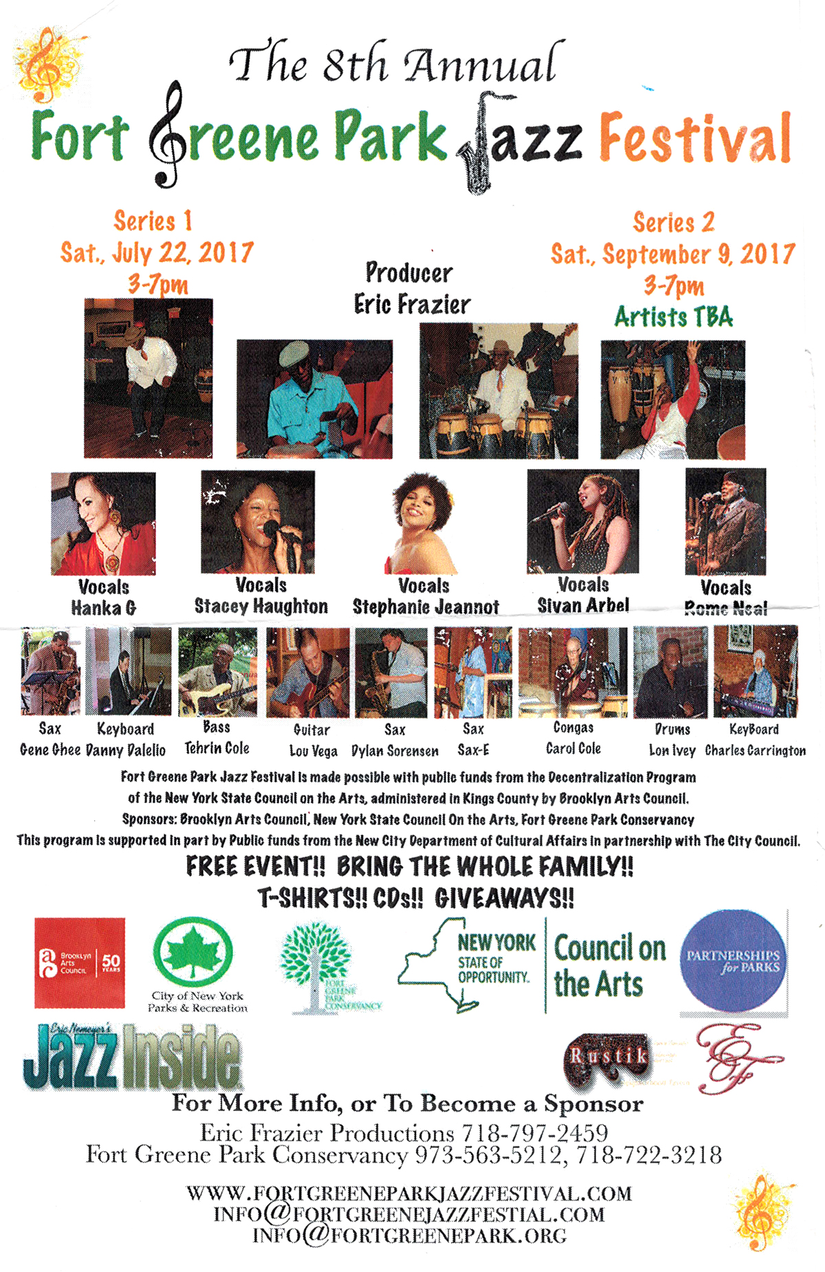 Fort Greene Park Jazz Festival - Myrtle Avenue Brooklyn Partnership
