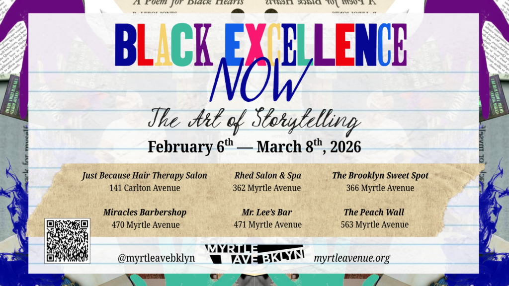 Black Excellence Now: The Art of Storytelling Storefront Art Exhibition