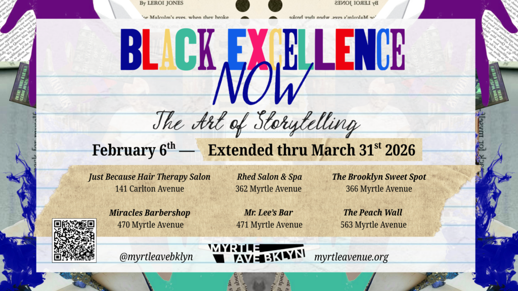 Black Excellence Now: The Art of Storytelling Storefront Art Exhibition