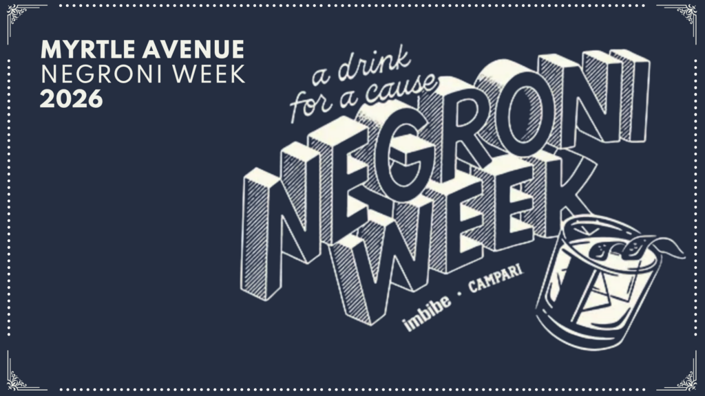 Negroni Week Returns 9/21 - 9/27